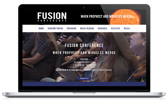 Orbis Ministries Fusion Conference website