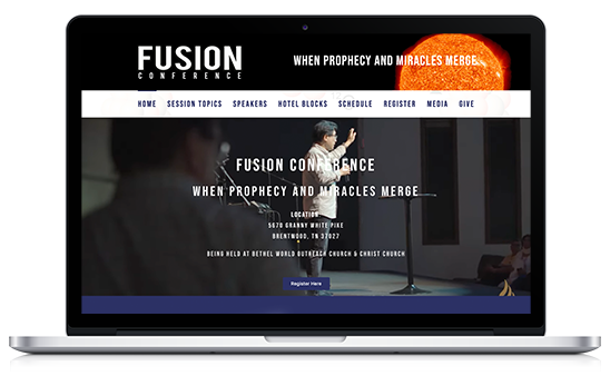 Orbis Ministries Fusion Conference website