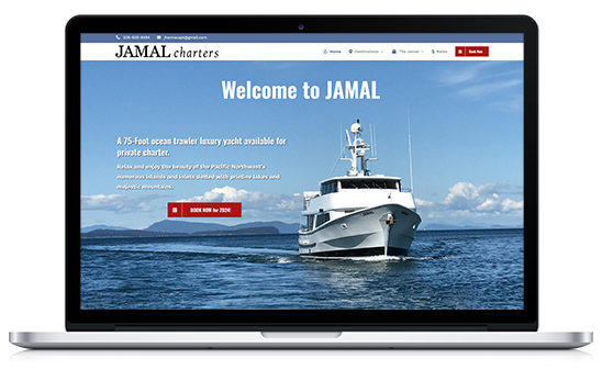 Yacht Charter website